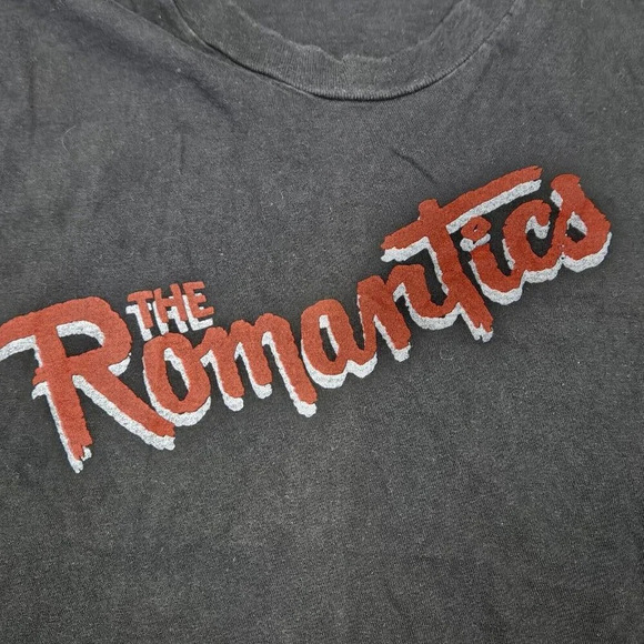 Vintage 80s Sleeveless The Romantics In Heat Tour T-shirt Single Stitch Small - Picture 13 of 16